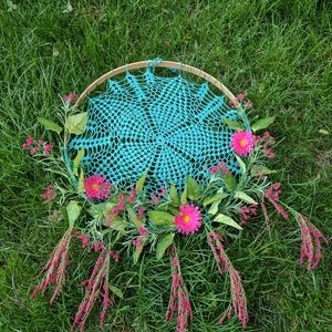 Boho shabby chic bright colors dream catcher